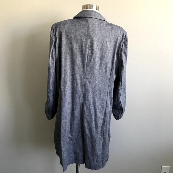 Lane Bryant Linen Cotton Blend Bermuda Shorts Suit Set Jacket 18 Shorts 20 NWT - Picture 6 of 15